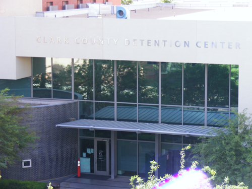 Front Entrance of the Clark County Detention Center
